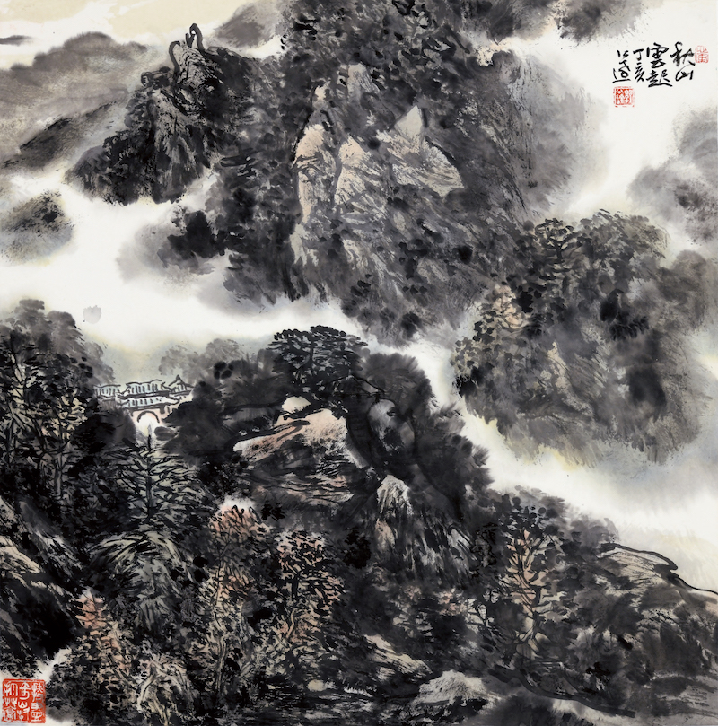 5、郭公達  秋山云起  丁亥  68x68.JPG