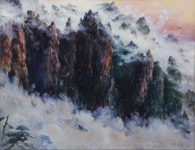 15、日本  清水英鳳  黃山旅情  115cmx90cm.jpg